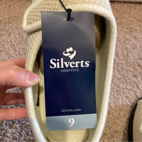 Silverts Open Toe Shoes Womens 9 Extra Wide Diabetes Swelling Arthritis Non Slip - Picture 7 of 14